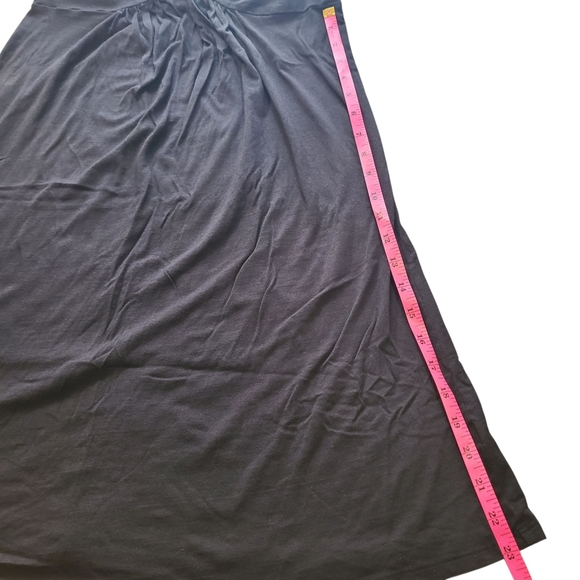 American Eagle Black Halter Sundress Women’s Large Y2K Strapless - Picture 7 of 9